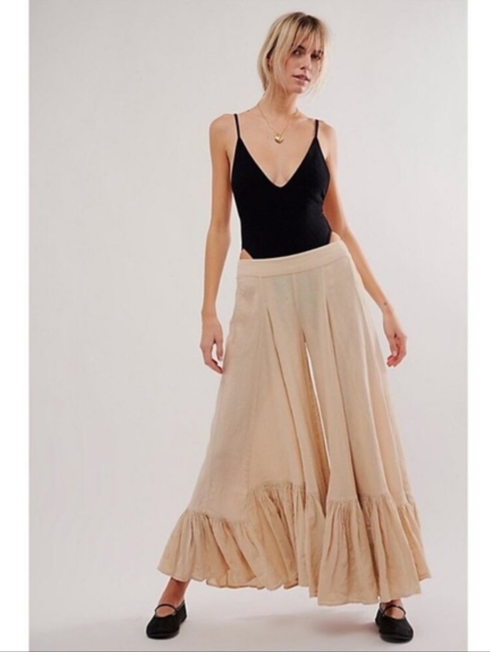 NWOT Free People Summer Kiss Godet Pants Size SMALL  $128 - Picture 5 of 10